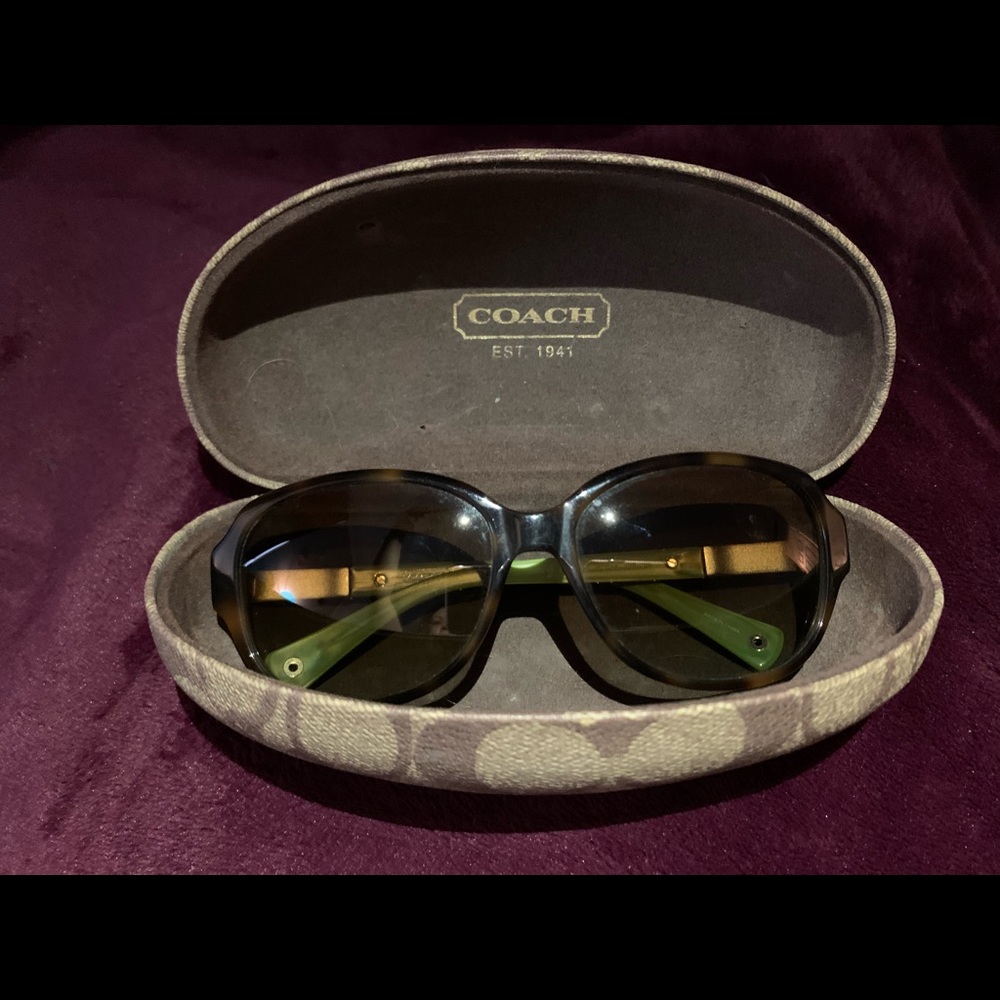 Coach Women's Sunglasses - Tortoise - Picture 2 of 6